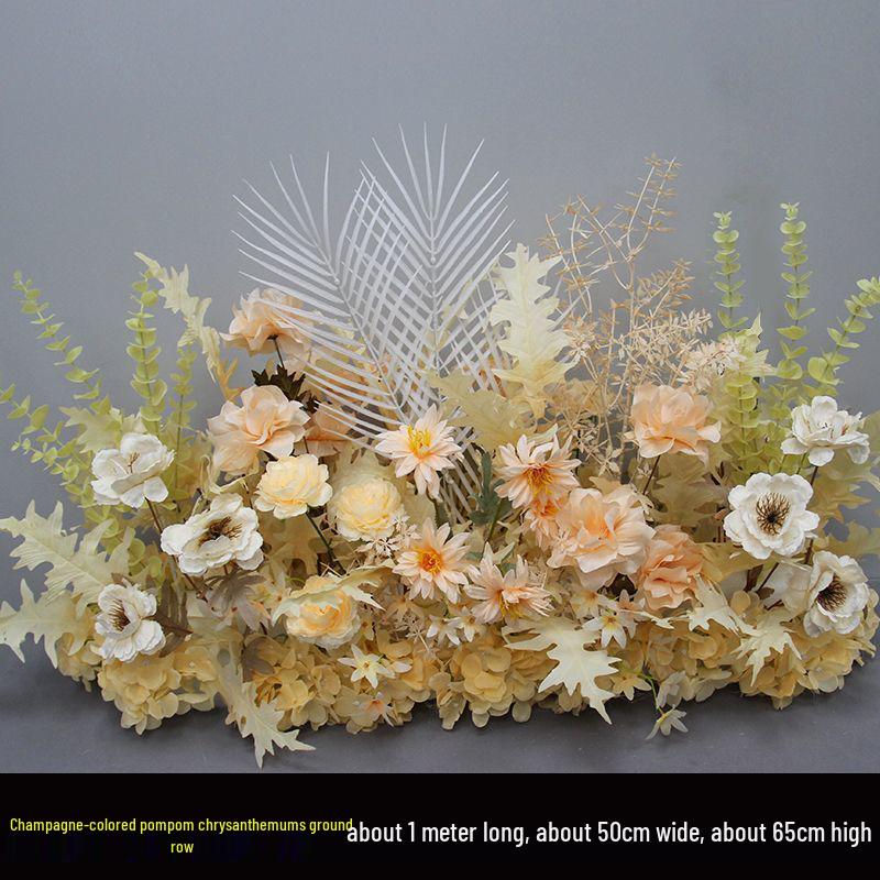 Large Silk Eucalyptus Floral Aisle Decoration for Weddings