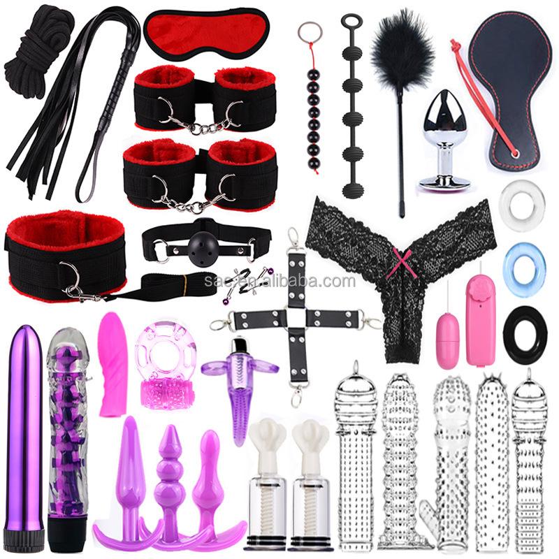 SacKnove 25/28/34 Piece BDSM Set Juguetes Sexuales Erotic Furniture Adult Couples Game Sex Toys Bondage Gear