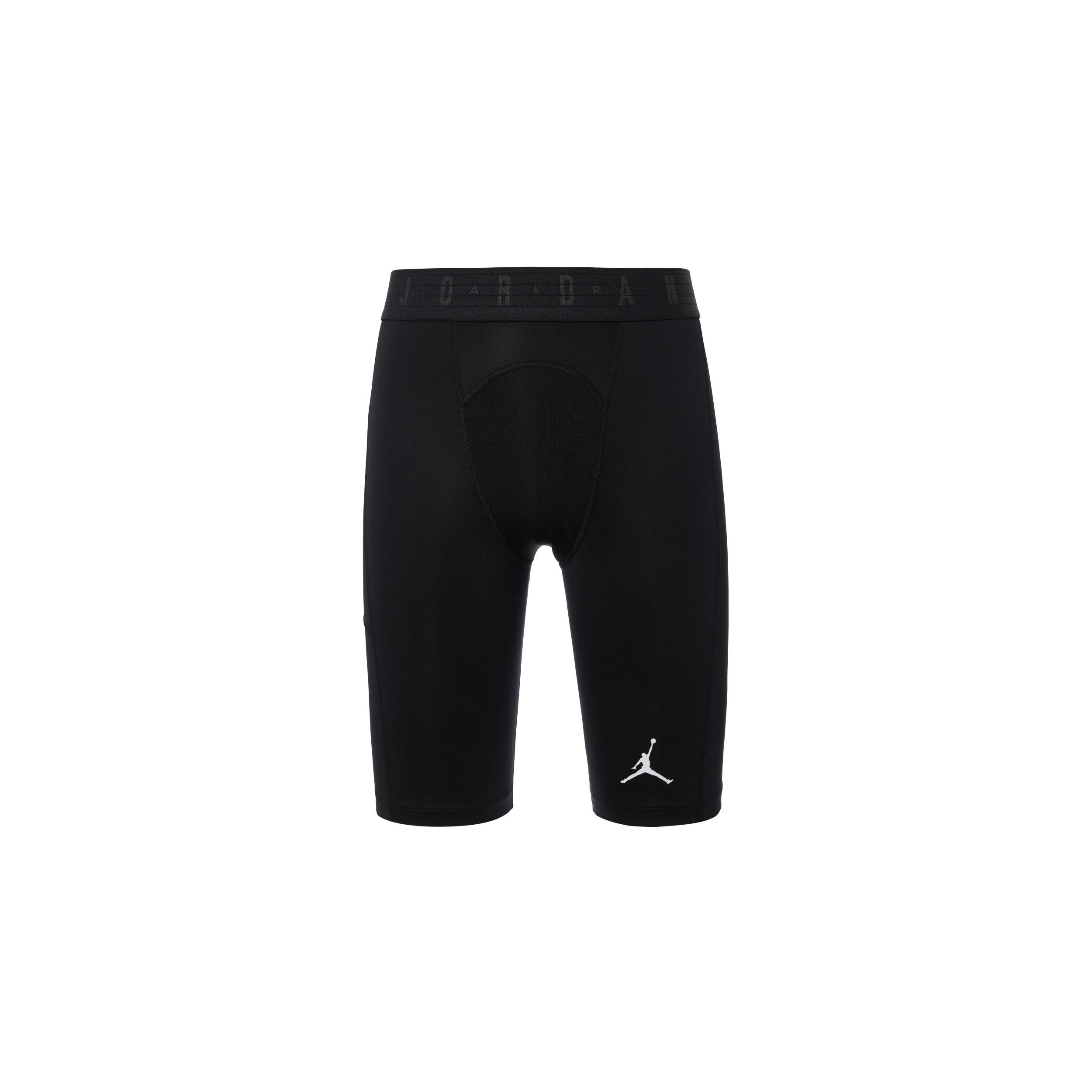 Men s Air Jordan Sport Dri-FIT Logo Printing Moisture Conduction Quick Dry Gym Shorts Black DM1814-010 S