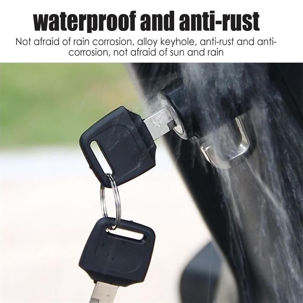 Universal Alloy Motorbike Bike Helmets Lock Hangings Hook | 2 In 1 Tamper-Proof