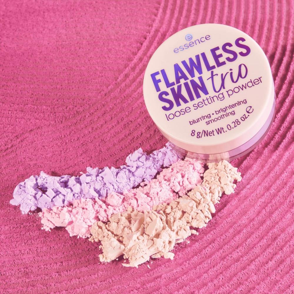 

Рассыпчатая пудра Essence Flawless Skin Trio 10, 8 г