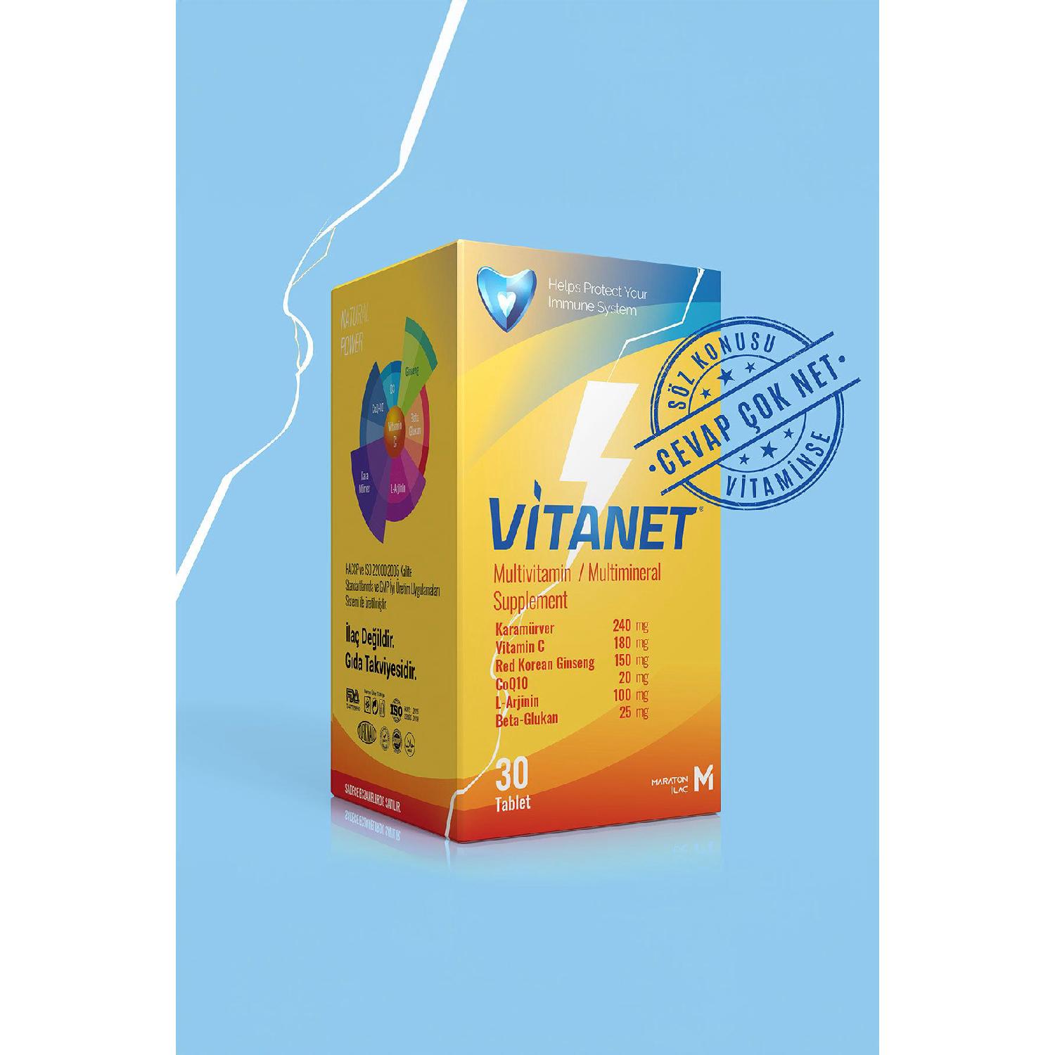 

Multivitamin And Mineral 30 Tablets
