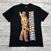ZELDZAME WWE Hulk Hogan Shoe Palace Wrestlemania Ultimate Warrior Shirt Heren Maat L Unisex T-shirt