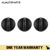 3PCS Car Air Condition A/C Panel Control Switch Knob Black For Toyota Hilux Vigo 2004-2011 55905-0K011 559050K011