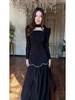 2025 Elegant Retro European Court Style Long Sleeve Dress