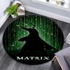 Matrix Pattern Round rug,Carpet Rug for Living Room Bedroom Playroom ,Non-slip Floor Mat,Holiday Gifts and Birthday Gifts.