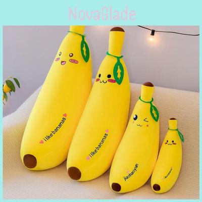 Adorable Realistic Banana Plush Toy With Creative Expressions For Fun Bedtime Comfort