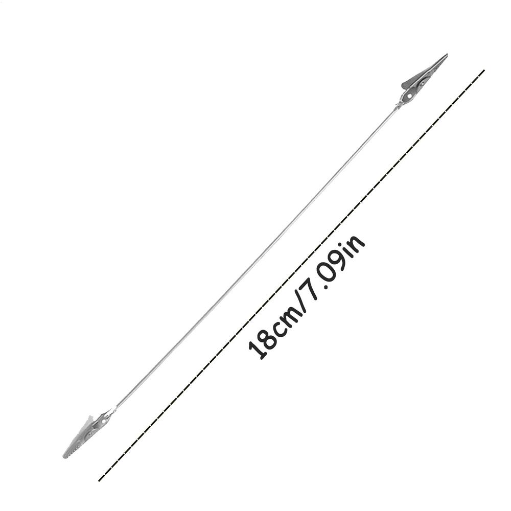 Incense Coil Clip Holder with 2 Heads Alligator Clamp 360 Degree Rotation Wire Support for Living Room Bedroom