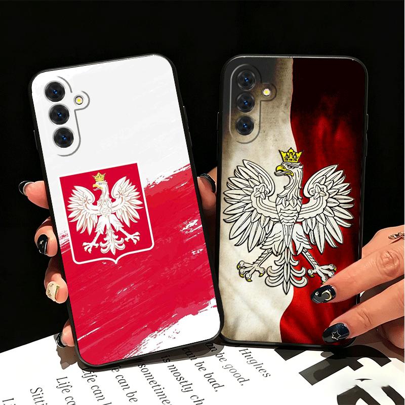 Poland Flag White Red Soft Phone Case for Samsung A17 A37 A57 A16 A26 A36 A56 A15 A25 A35 A55 A14 A24 A34 A54 A13 A23 A33 A53 A5