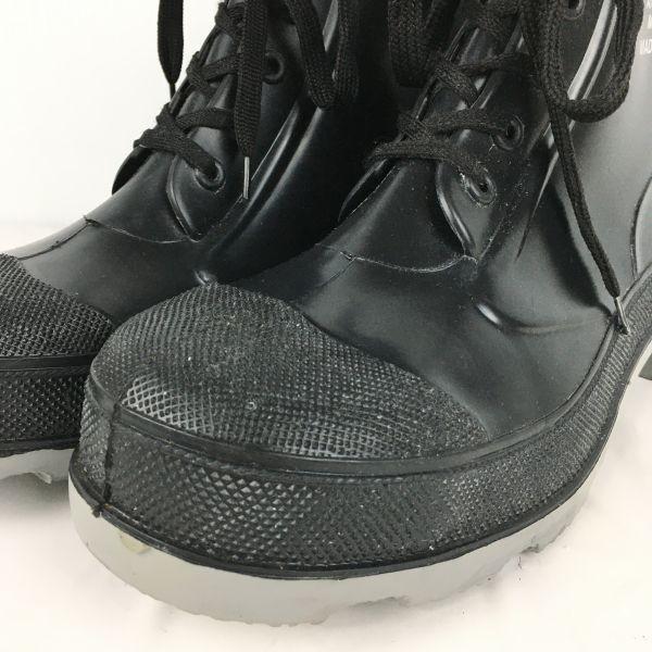 Vintage USA LaCrosse Steel Toe ANSI Z41 PT91 Waterproof Work Rubber Boots 12/29-30 Black(USED)
