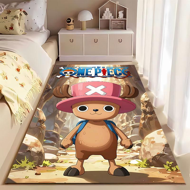 One Piece Chopper Cartoon Carpet suitable as a non-slip mat for the living room or bedroom sofa