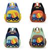 Kids Car Cartoon Backpack With Waterproof Oxford Fabric For School Learning