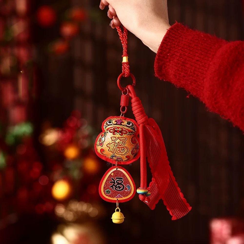 Gourd Chinese New Year Decoration Traditional Lunar New Year Ornament  Door Decor