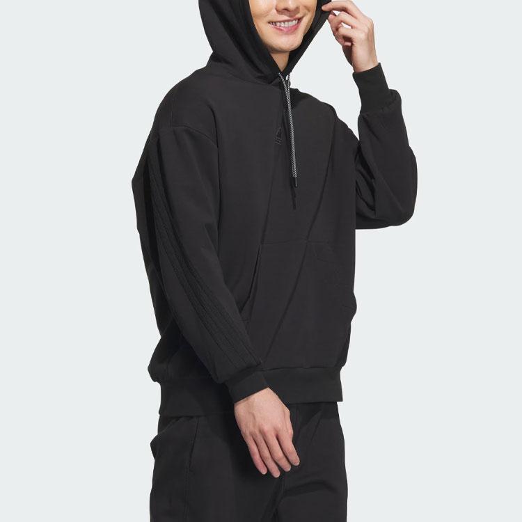 Adidas Future Style Hoodie With Reflective Stripes Unisex Hoodies Black IM9037