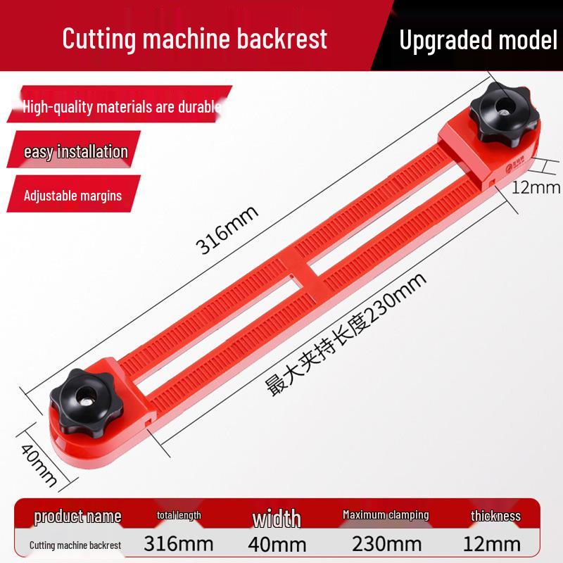 Handheld Circular Saw Rip Fence Fixer: Cutting Machine Base Plate & Backstop Locator for Woodworking Renovations