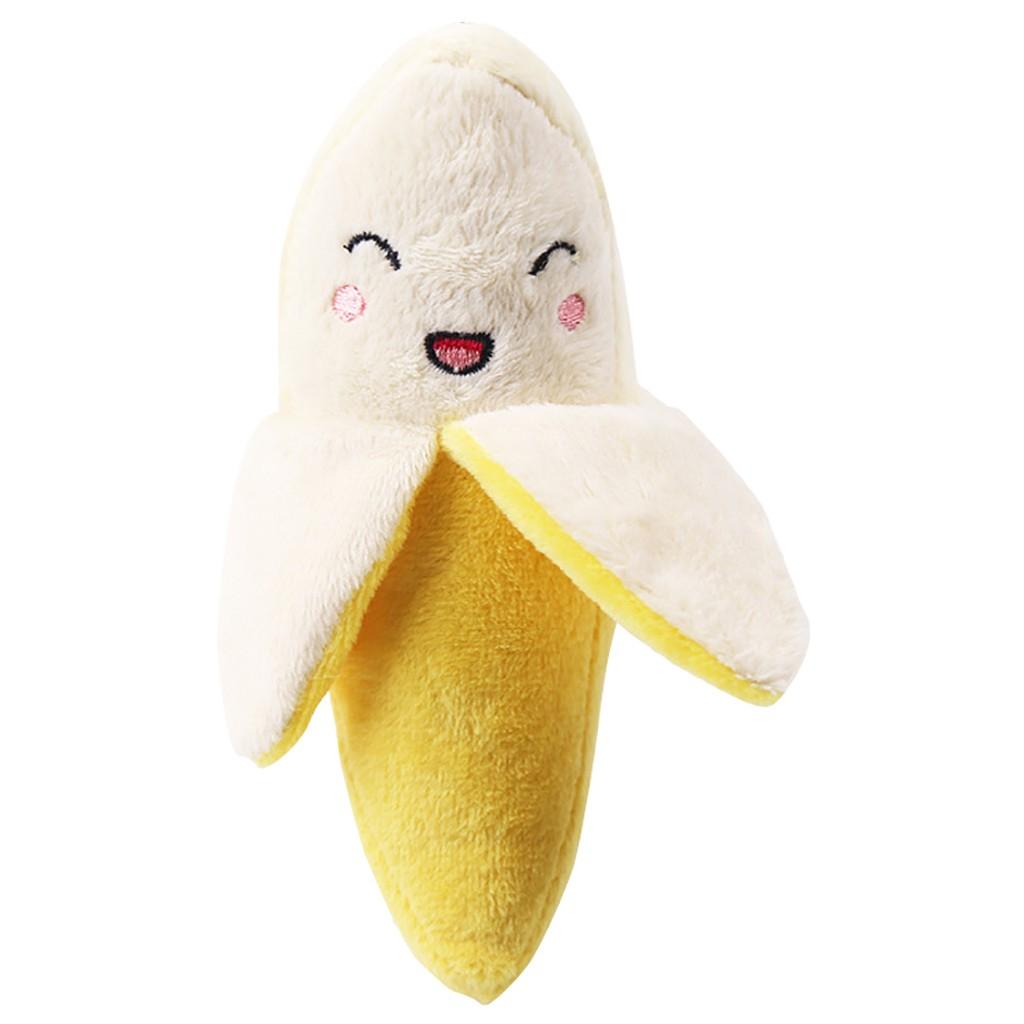 Puppy Squeaky Plush Dog Chew Toys Small Dogs Anytime Plush Toys Vegetable Fruit
