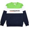 Levi's Sweatshirts Men's Green Crew Neck Moderate Straight Fit 85581-0000