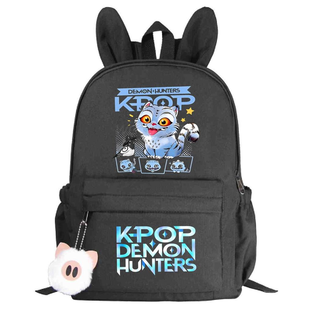 Kpop Witch Hunter Cute Rabbit Ears Personalized Backpack Foreign Trade College Wind Ins Trend Middle School Student Schoolbag