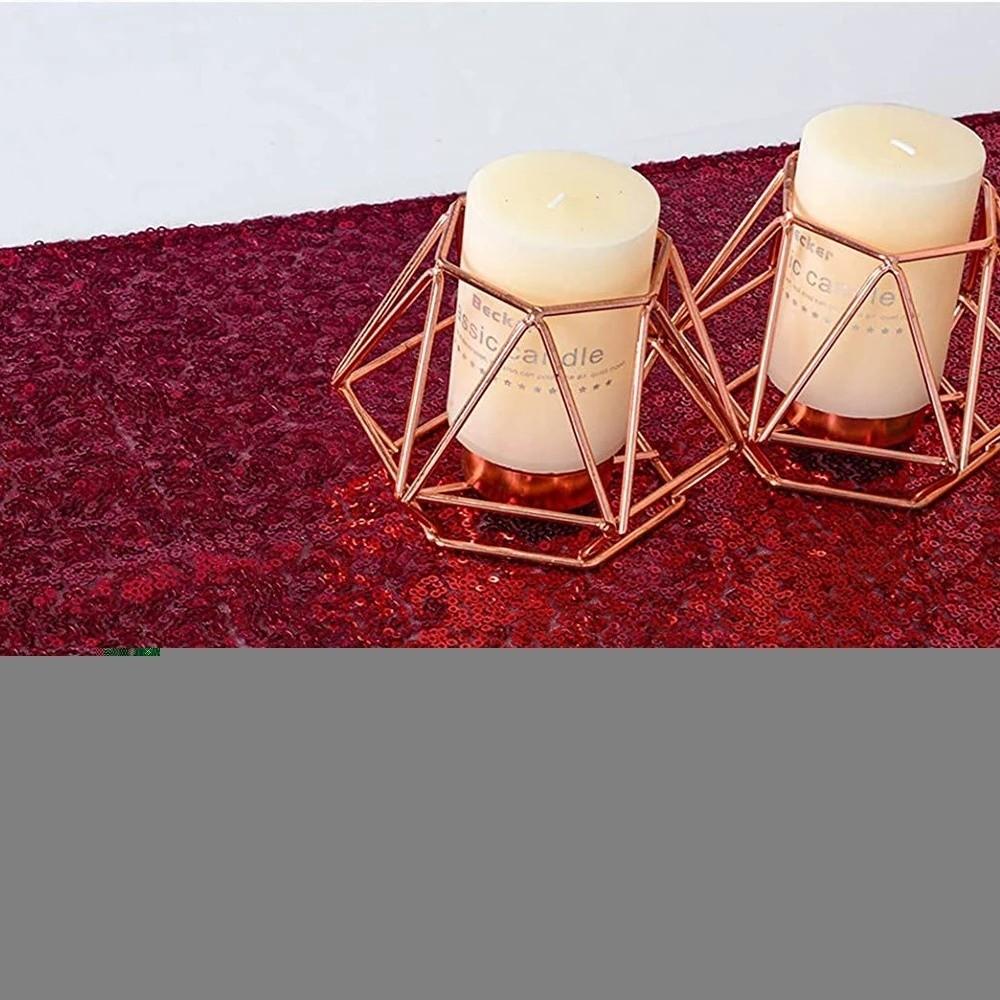 Metallic Table Runner Glitter Dining Table Decoration 180x30cm Long Tablecloth  Bridal Shower