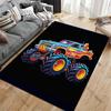 Truck Monster Dinosaur Pattern Living Room Bedroom Carpet Bedside Bathroom Floor Mat 15 Size Area Rug Kid's Room Home Decor