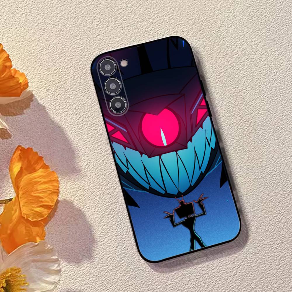 H-Hazbins Hotels Hot Cartoon Phone Case For Samsung Galaxy A73,A72,A71,A70,A53,A52,A51,Others Soft Black Cover