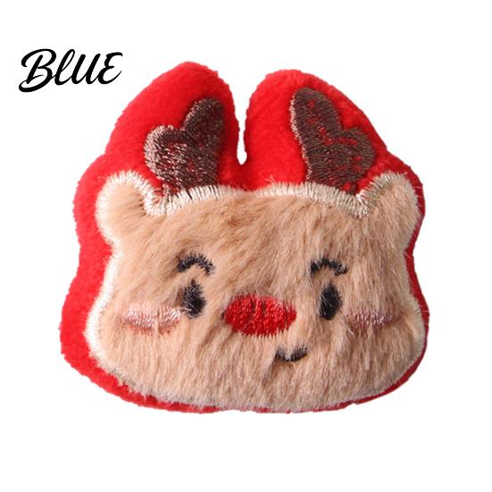 Soft Skin Friendly Cat Toys Christmas Toy Plush Santa Claus Snowman Elk Tree Festive Holiday Decorations for Pets Chew Bite Interactive Pet
