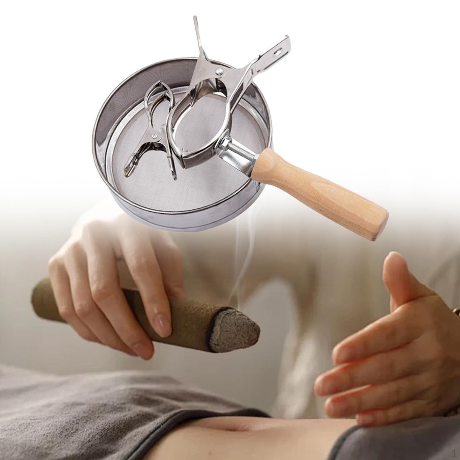 

Держатель для горелки Moxa Stick, удобный лечебный ящик, держатель для прижигания Stainless steel