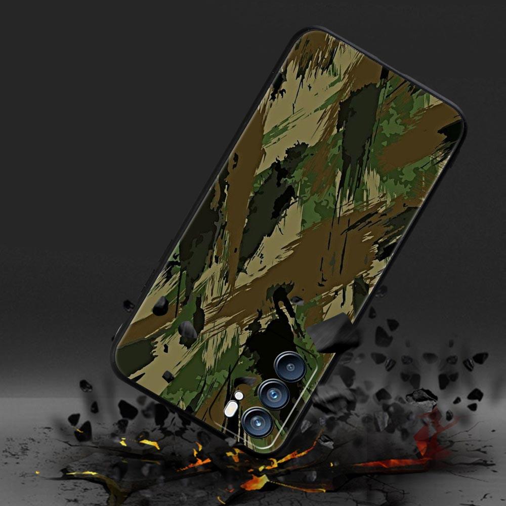 Case For Oppo Reno13 Reno12 Reno11 F Reno10 Pro A54 A53 A95 A76 A57 A98 A80 A79 5G A78 4G Cover Camouflage Camo Military Army