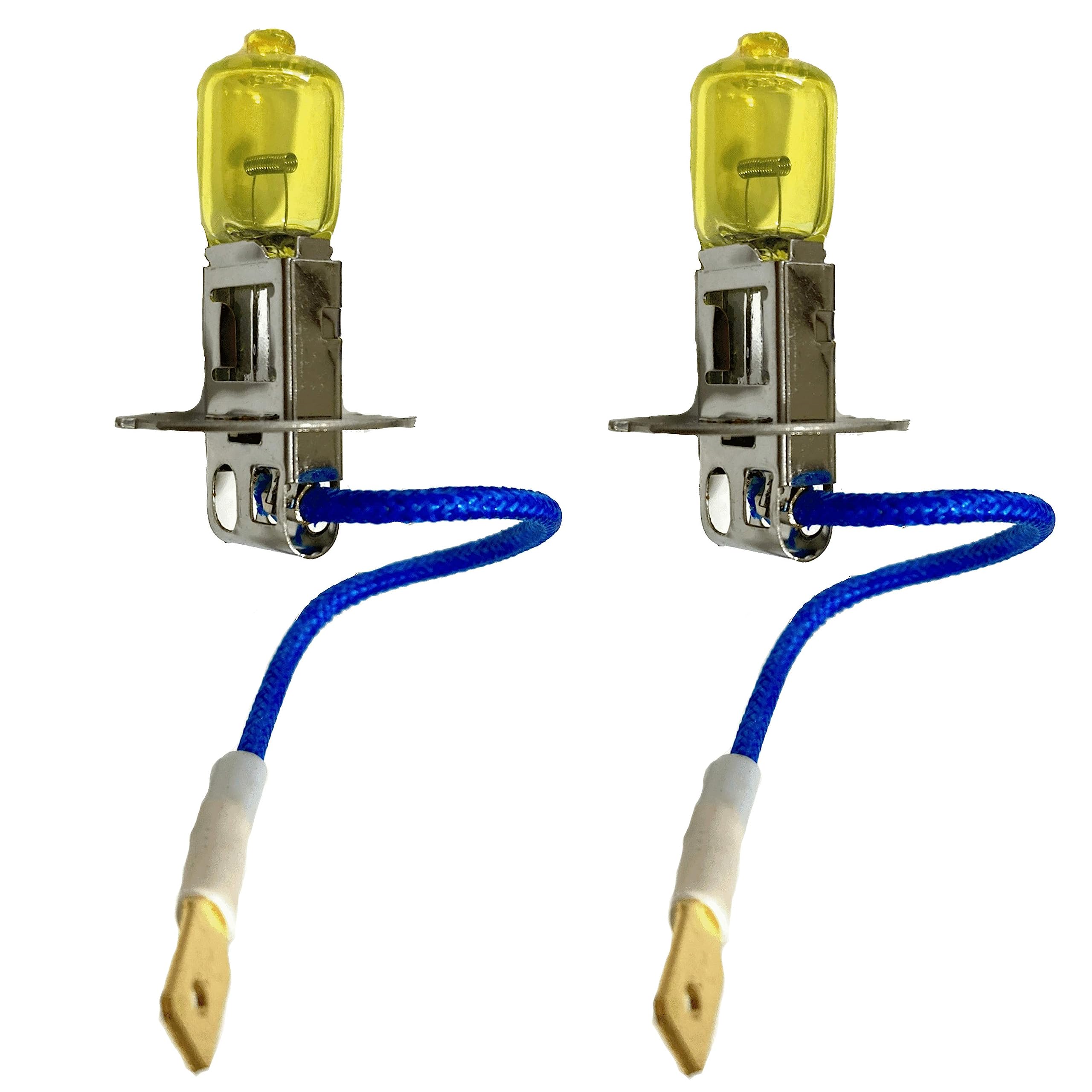 

2pcs H3 12V55W Fog Lamp Halogen Bulb Yellow Yellow 2600K Fog Bulb Yellow Light Fog Light Headlight (H3 12V55W 2600K) H3 жёлтый
