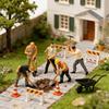 Highly Detailed 1:64 Miniature Construction Team Digging Scene Resin Model Upgrades Great for Collectors & Enthusiasts