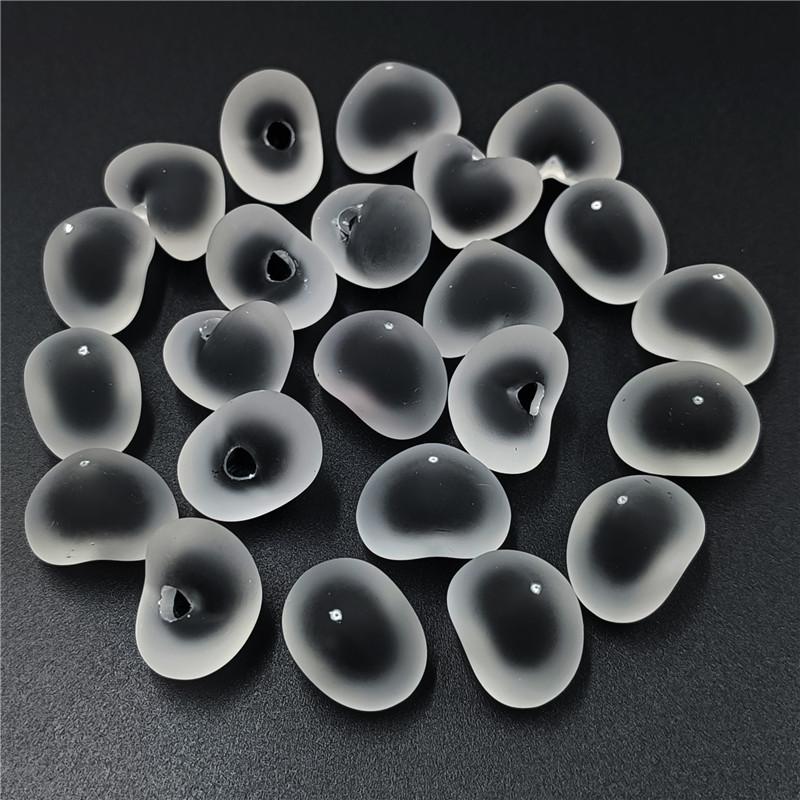 Candy Color Jewelry Accessories Making Acrylic Beads 10pcs Creative Single Eyelet Loose Beads Pendant Necklace Bracelet  Beads
