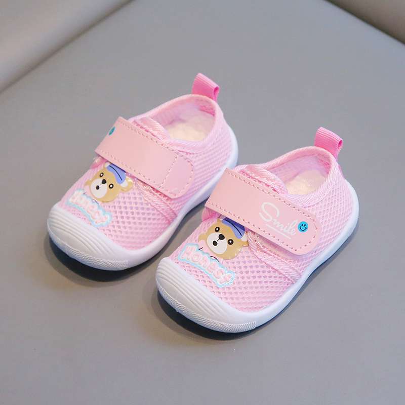 Summer baby new shoes girls soft sole 0-1-2 baby breathable single shoes shoes non-slip baby call shoes