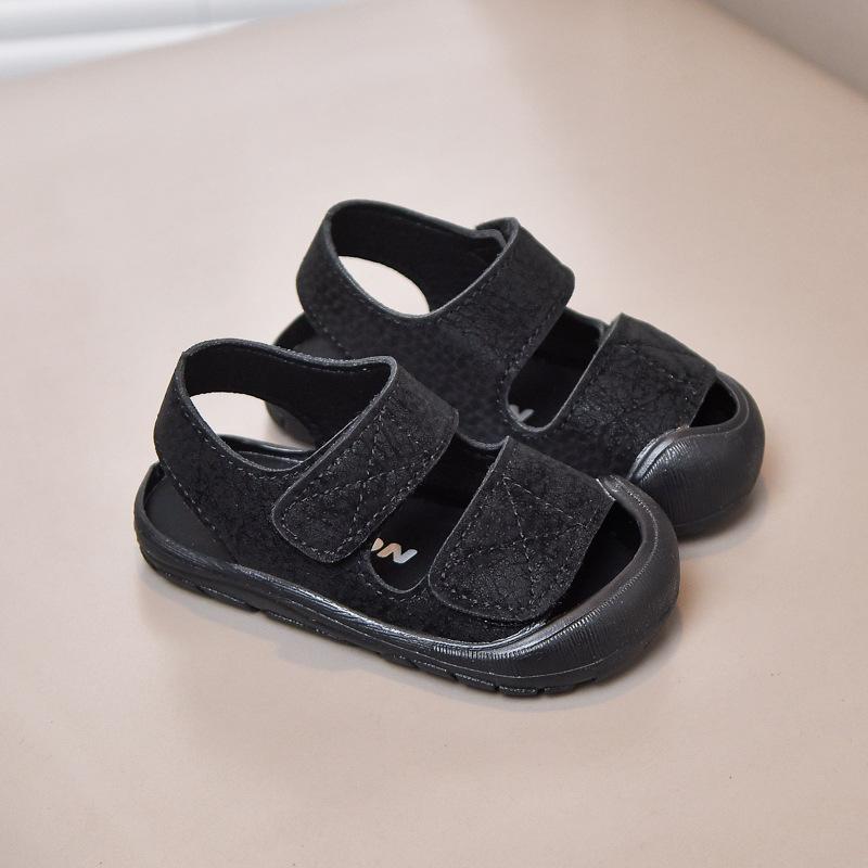 2025 Kollisionsschutz Babysandalen für Alter 1-3: Weiche Sohle Unisex Kleinkind Lauflernschuhe für den Sommerstrand.