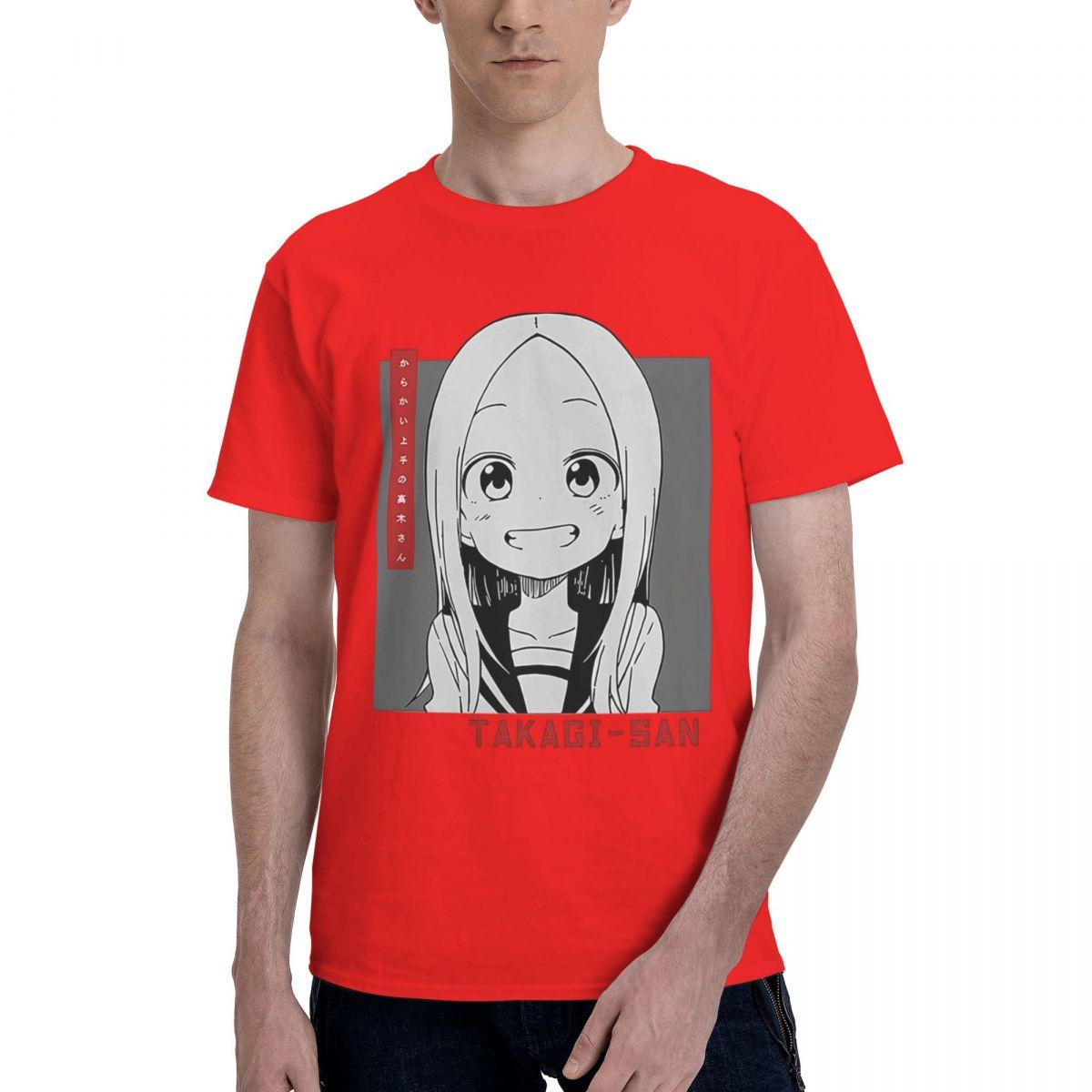 

Kawaii Waifu Teasing Master Takagi San 100 Cotton Casual Breathable Confortable Summer New In Tops And TShirts Men Clothes S