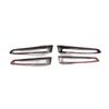 For BYD Song Plus DM-i Seal U Sealion 6 -2025 4Pcs Carbon Black Front Fog Light Lamp Cover Trim ABS Exterior Accessories