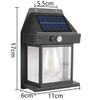 Bubulu Solar Outdoor Gatepost with Motion Retro Automatically Turns Set of 2 of Lights, Sensor, Entryway, Garden, Design, On, (Set 2)