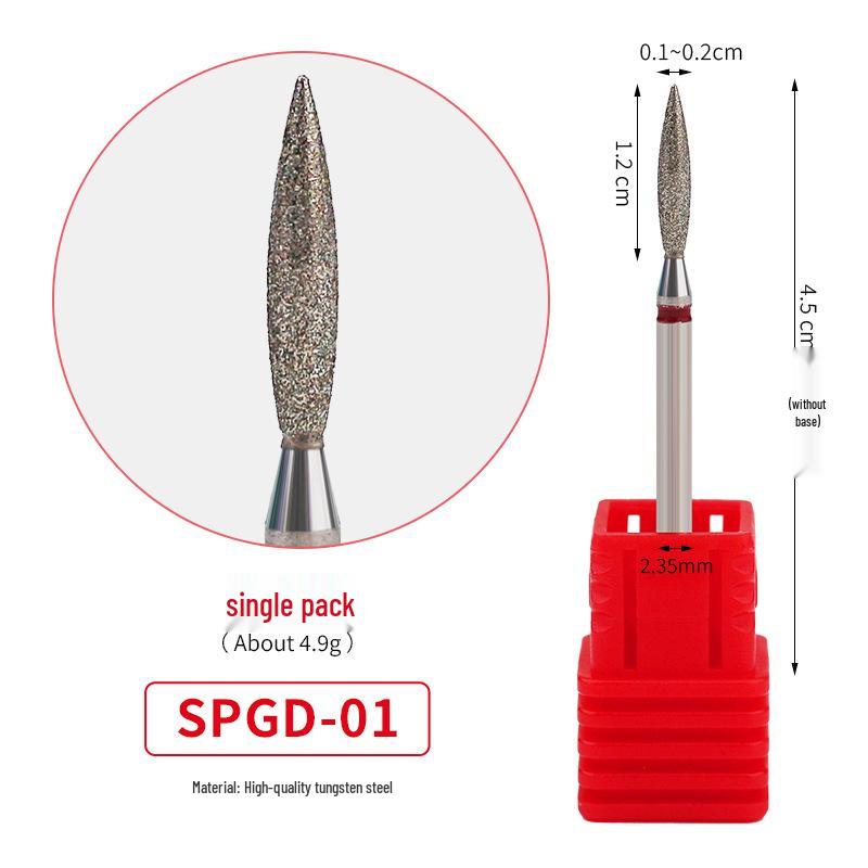 

Профессиональный маникюрный набор: Алмазная шлифовальная головка для ногтей для подготовки кутикулы и ороговевшей кожи Premium Diamond Grinding Head