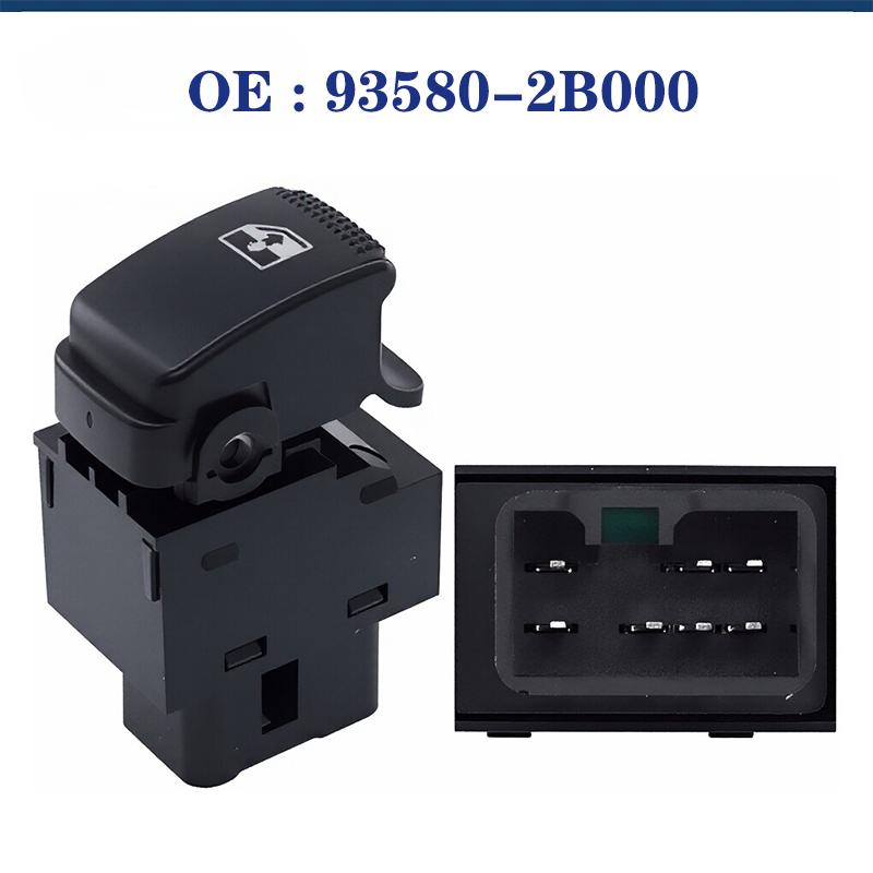 For Hyundai Santa Fe CM 2007 2008 2009 2010 2011 Electric Power Window Lifter Control Switch Button 93570-2B000S4 93570-2B140S4