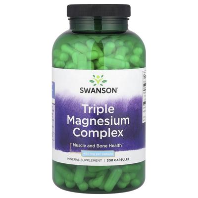 Triple Magnesium Complex 400mg Capsules, 300 Tablets, 1 Unit