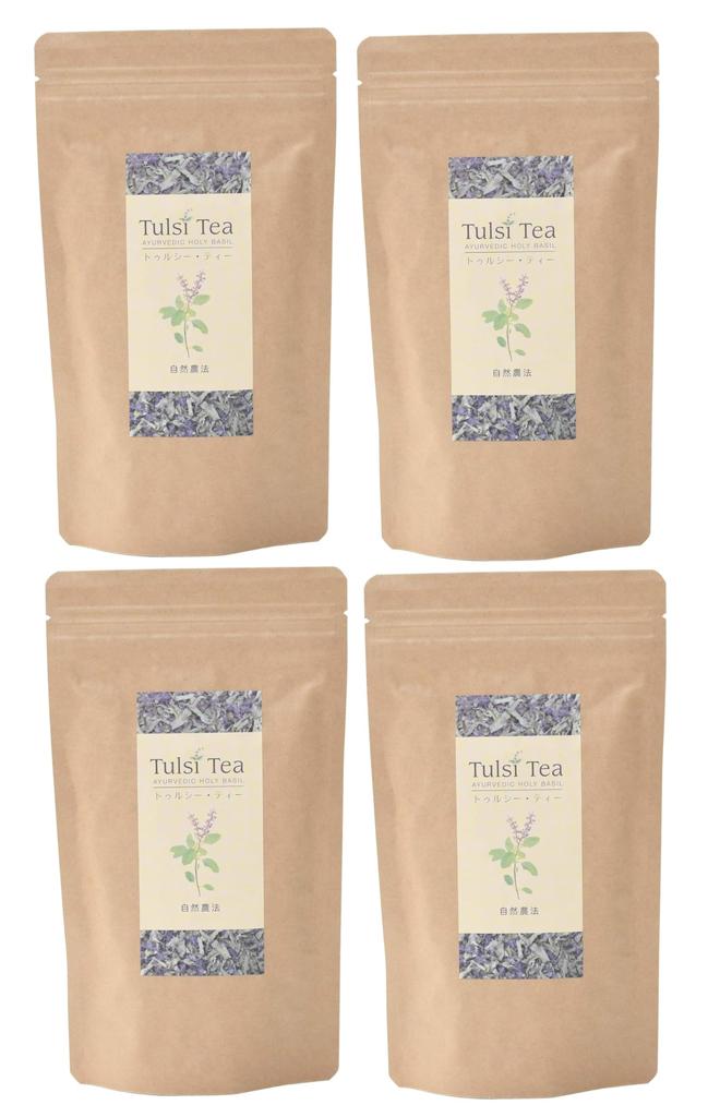Uchiumi Herb Garden Naturally Farmed Tulsi 32g X 4 Tea, Bags, Pesticide-free, Fertilizer-free, Caffeine-free