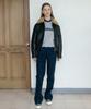 TTUDEMENT Boot-Cut Denim Pants Indigo