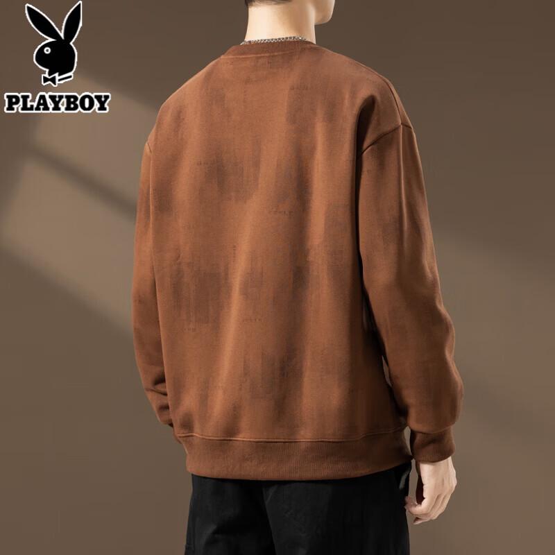 Playboy Men's Loose Fit Long Sleeve T-Shirt