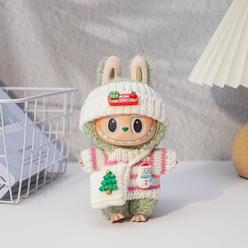 

Набір різдвяного светра та аксесуарів Labubu для всіх поколінь Брелок 17cm