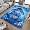 1PC Blue Bunny Butterfly Extra Large Non Slip Floor Carpet, Office, Family, Bedroom, Studio Large Area Rug Indoor Rugs