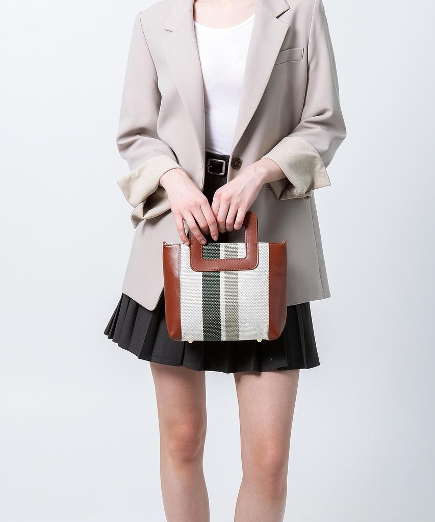Fasciera Luxury Leather Handle Mini Tote Bag (S)_Arias07