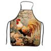 Innovative 3D Rooster Print Waterproof & Stain-Resistant Apron