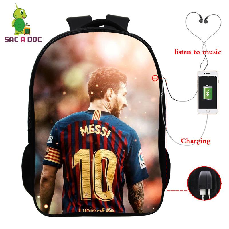 3D Digital Printed Backpack With Usb Full Color Backpack
