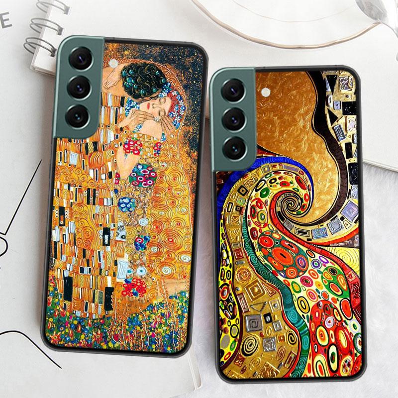 Kiss by Gustav Klimt Desig Phone Case For Samsung A16 A26 A36 A56 Galaxy A02S A12 A52S A13 A23 A33 A53 A54 A34 A24 A14 A22 A32 A