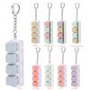 Keyboard Key  4 Keys Button Keycap Fidget Keychain Keyboard Clicker  Keyboard Cube  for Adult Gifts To Relief Pass Time
