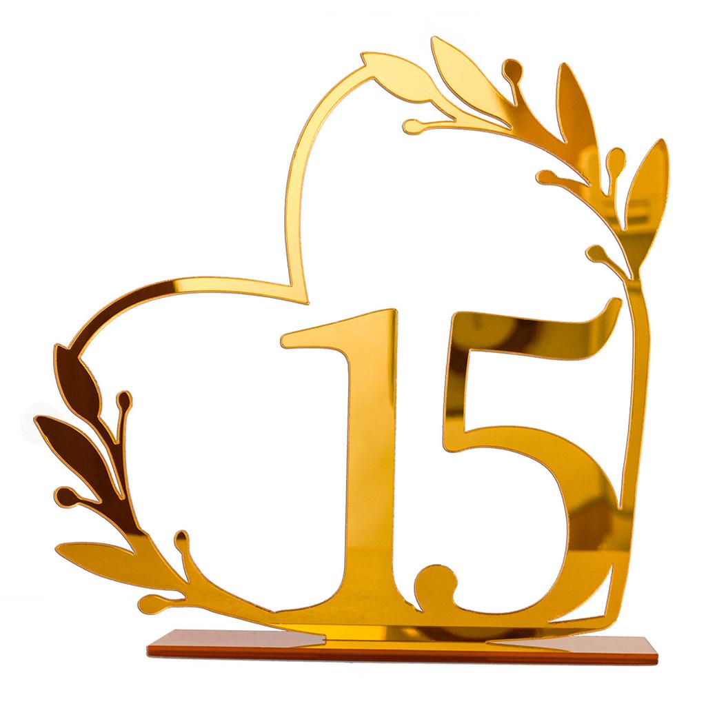 DIY Acrylic Numbers Wedding Table Numbers Mirror Table Numbers